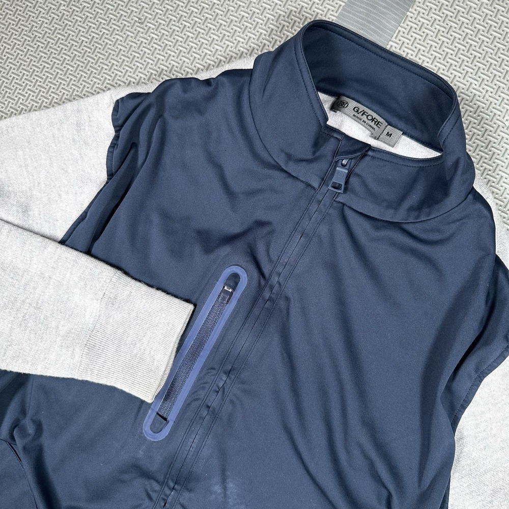 G/Fore G Fore Men's Wool Hybrid Golf Jacket Sz M Twilight Blue Gray Full Zip